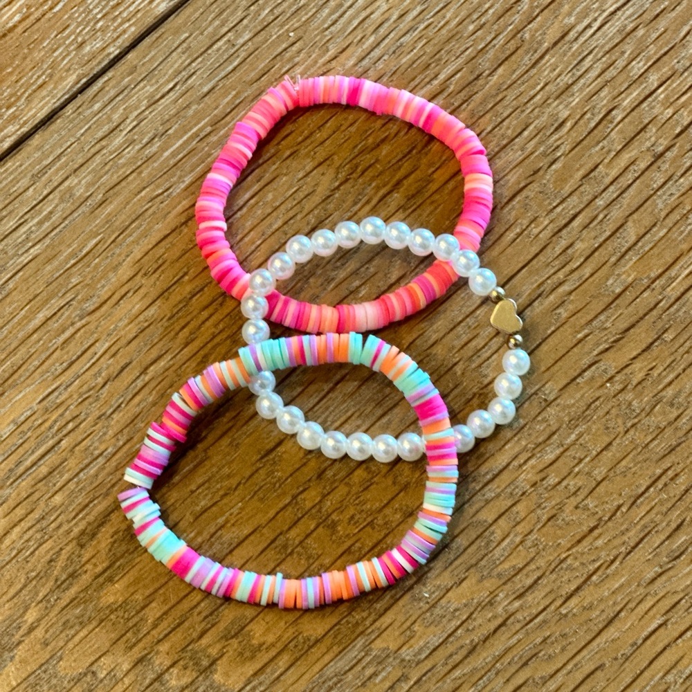 Summertime Colorful Clay Beaded Bracelet